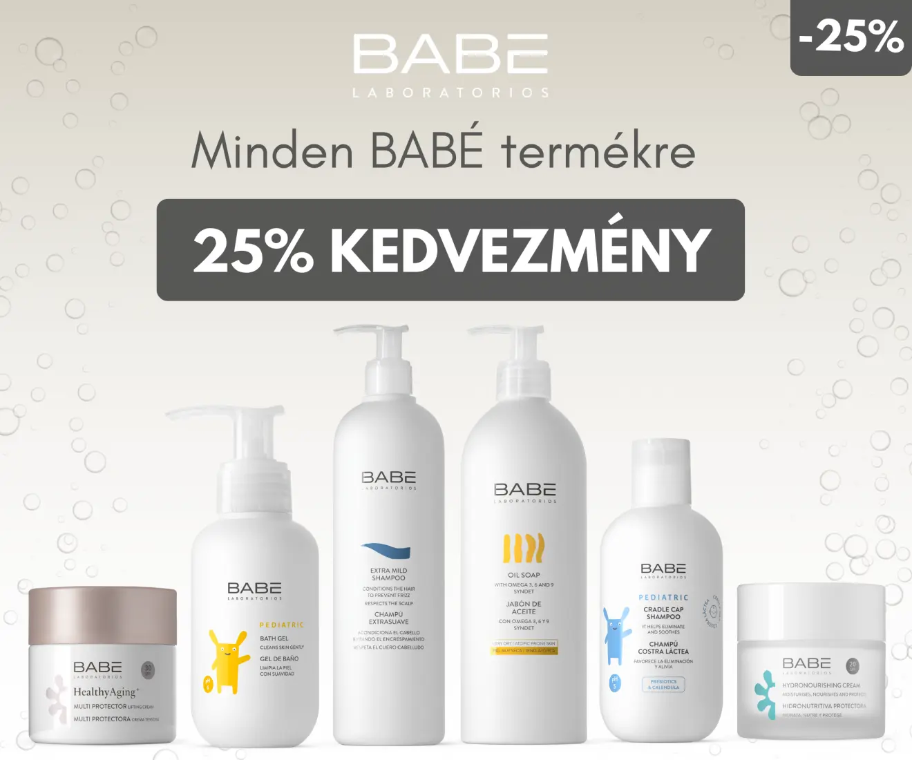 Babé 25% kedvezmény Babé 25% kedvezmény