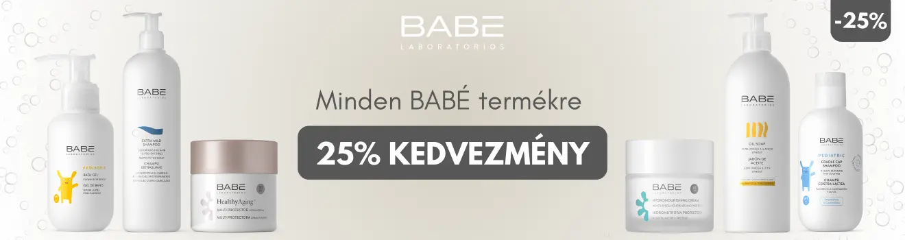 Babé 25% kedvezmény Babé 25% kedvezmény