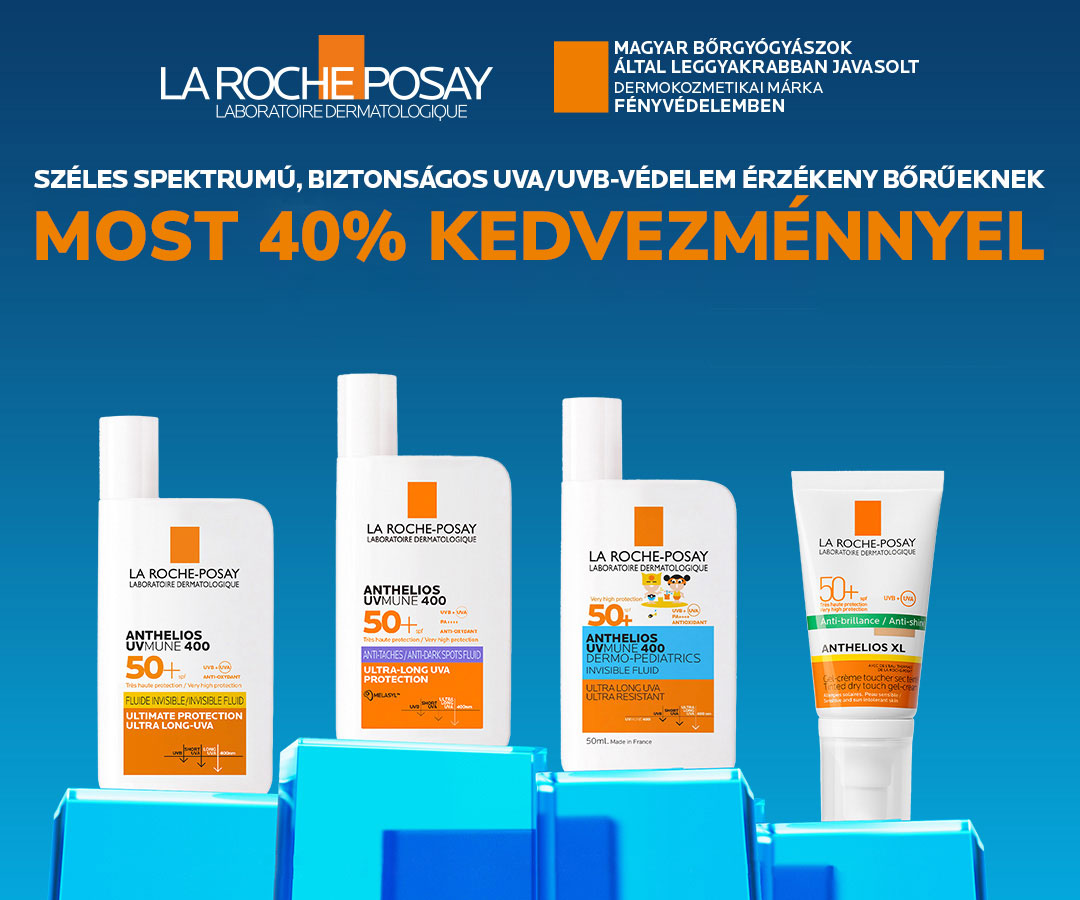 La Roche-Posay - Napvédők 40% La Roche-Posay - Napvédők 40%