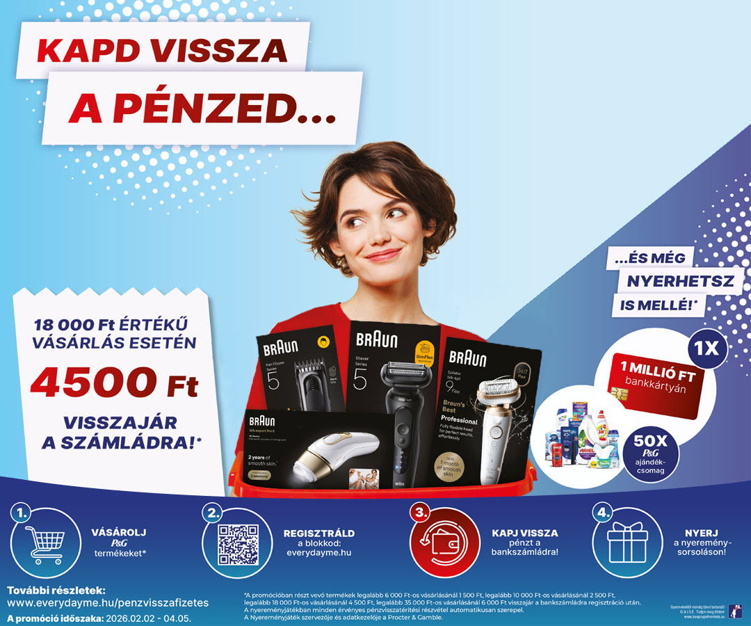 Pénzvisszatérítés Braun Pénzvisszatérítés Braun
