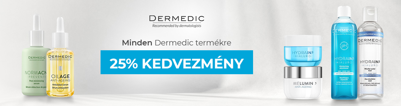 Dermedic 25% kedvezmény Dermedic 25% kedvezmény