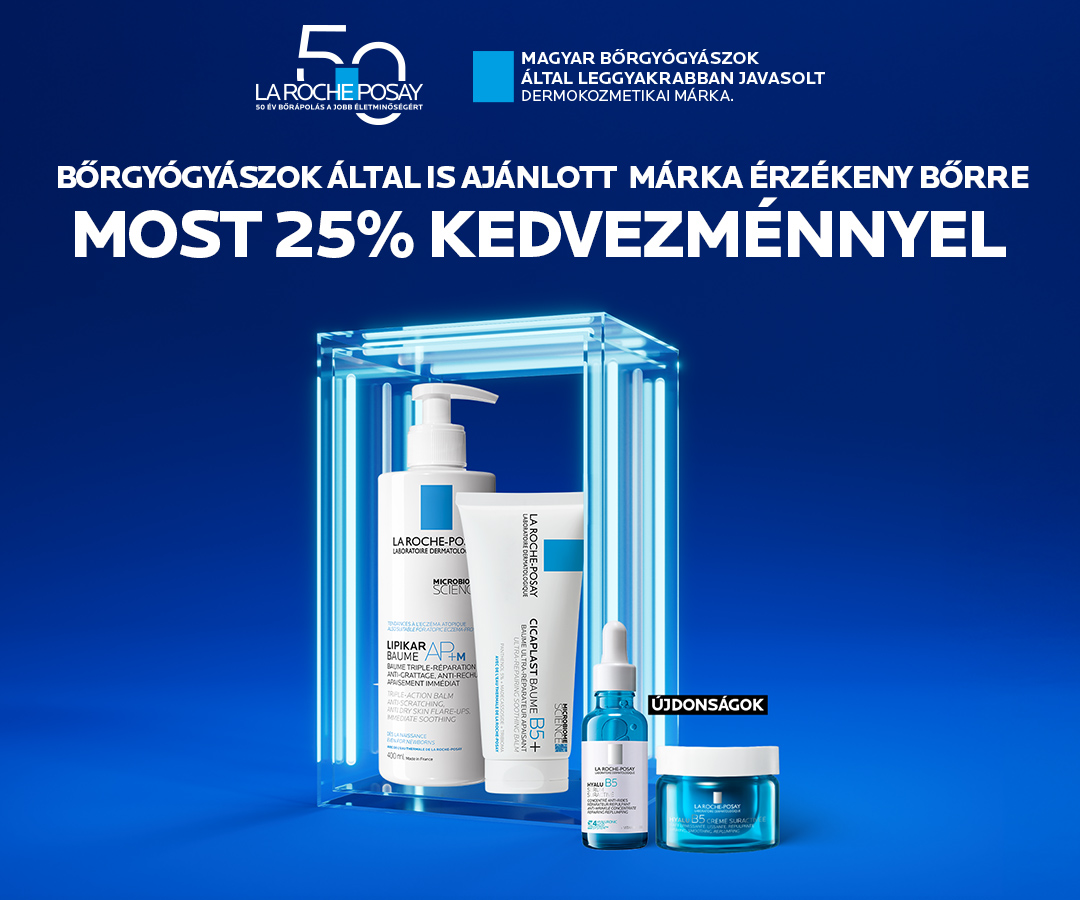 Minden La Roche-Posay termékre 25% Minden La Roche-Posay termékre 25%