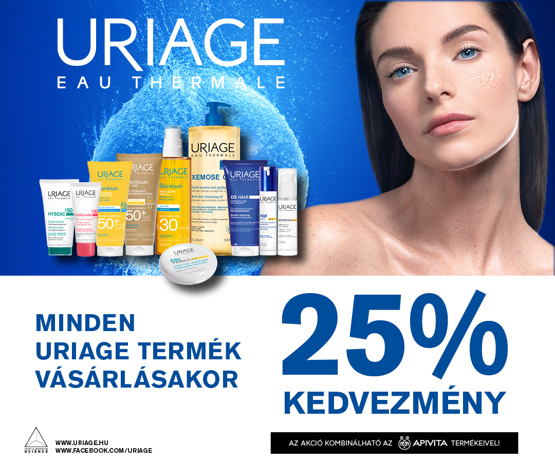 Uriage napok 25% Uriage napok 25%