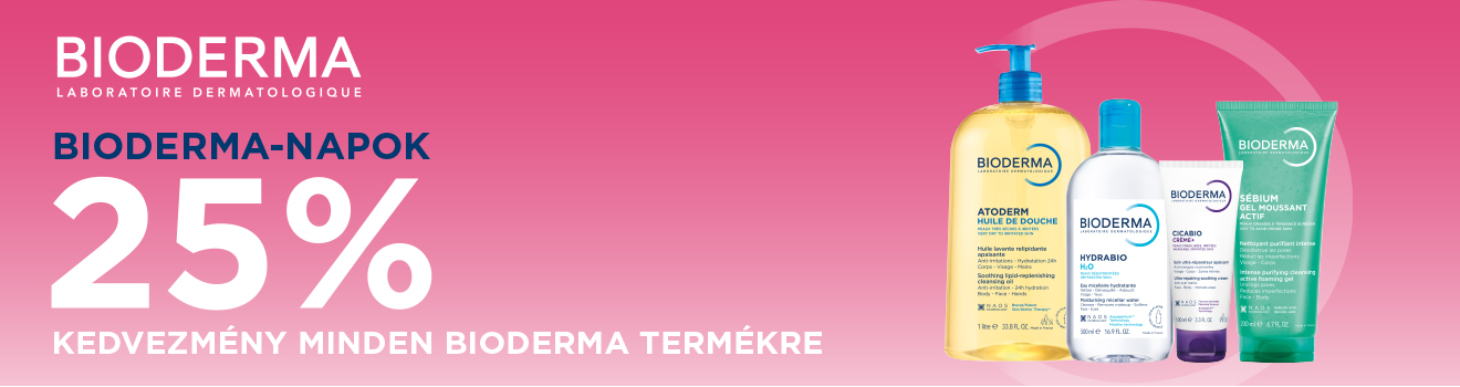 Bioderma Minden termék 25% 2026.05.