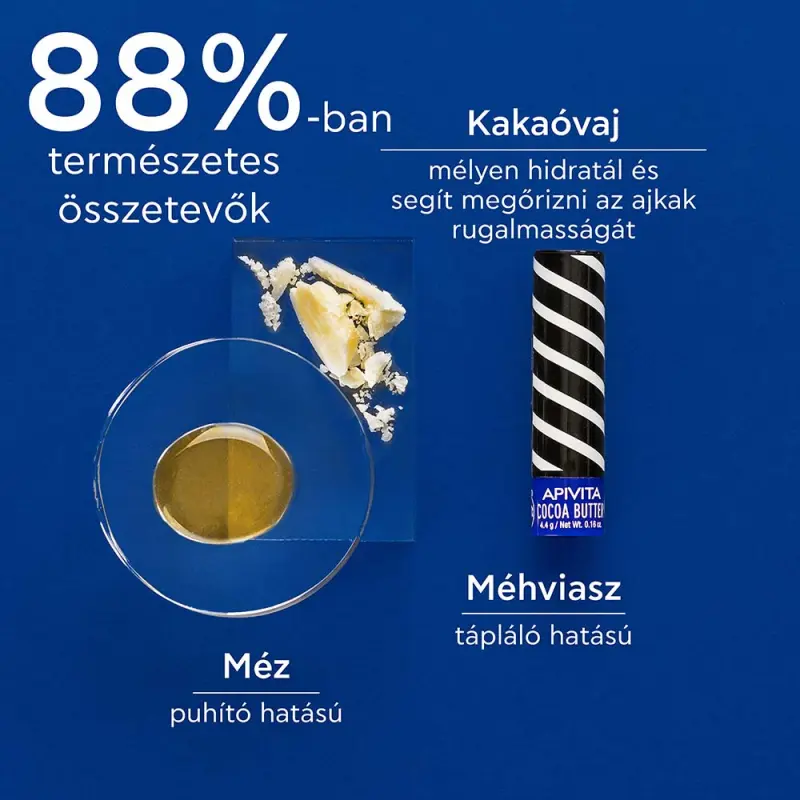 Ajakápoló stift kakaóvajjal, SPF20 fényvédelemmel (4,4 g)