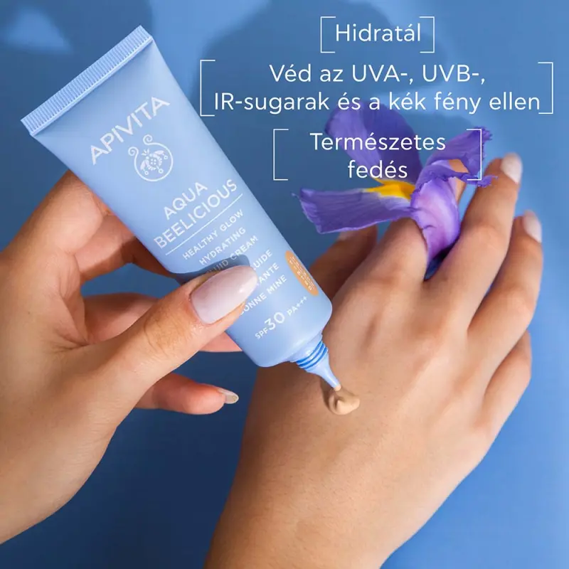 AQUA BEELICIOUS színezett hidratáló fluid krém SPF30 (40 ml)