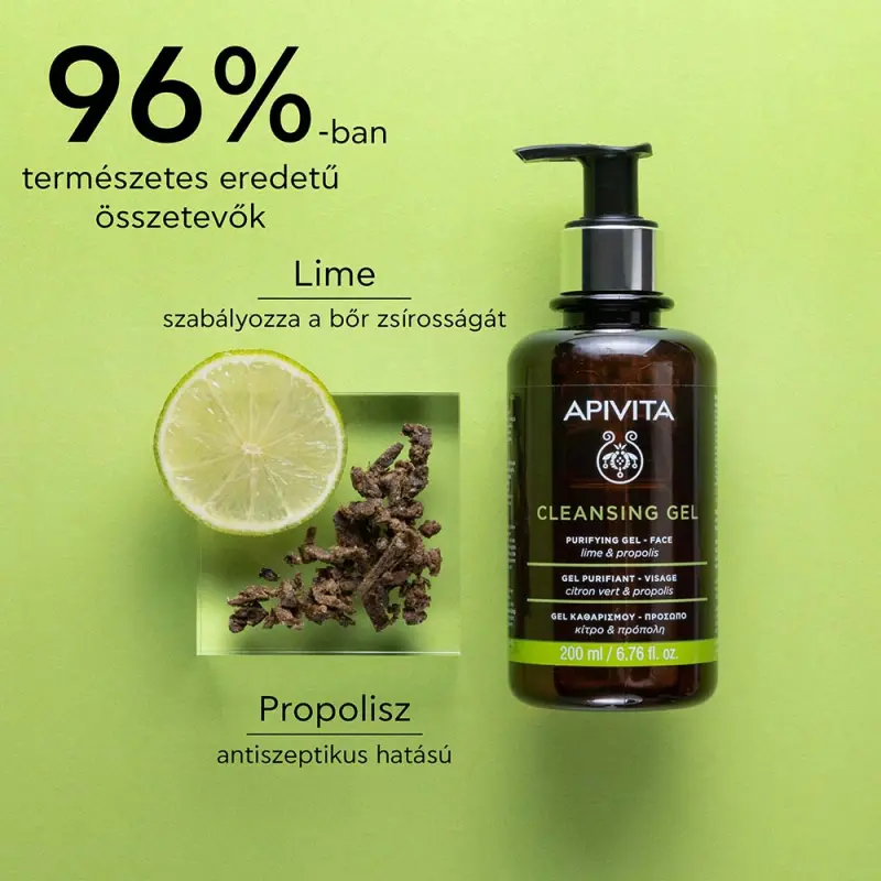 Arctisztító habzó gél zsíros/kombinált bőrre (200 ml)
