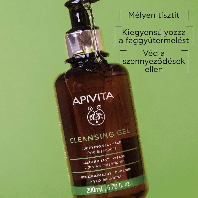 Arctisztító habzó gél zsíros/kombinált bőrre (200 ml)