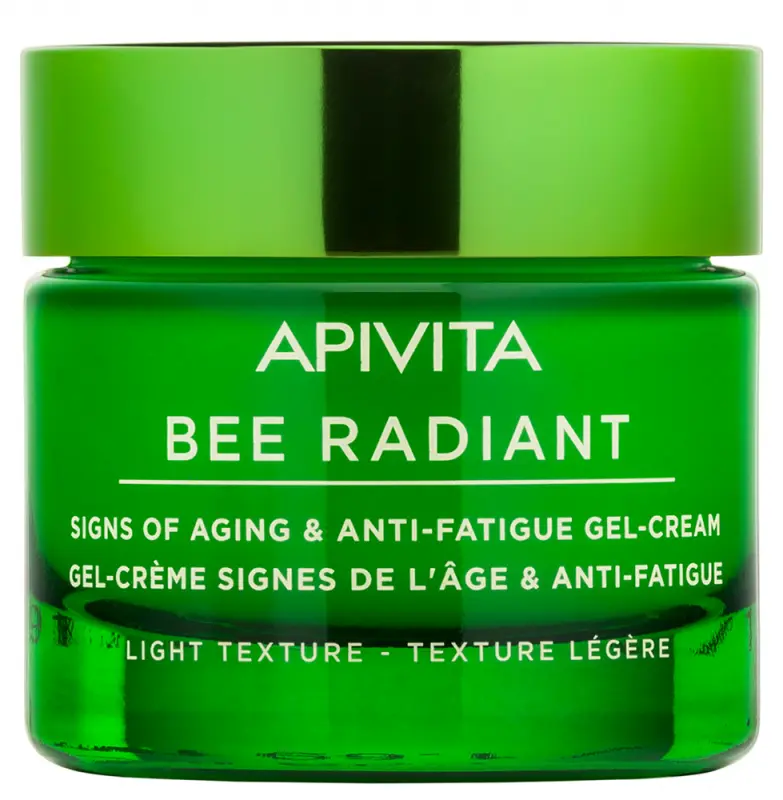 APIVITA BEE RADIANT Bőröregedés és fáradtság jelei elleni gél-krém Light (50 ml)