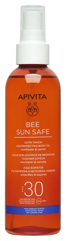 APIVITA BEE SUN SAFE Barnulást segítő olaj SPF30 (200 ml)