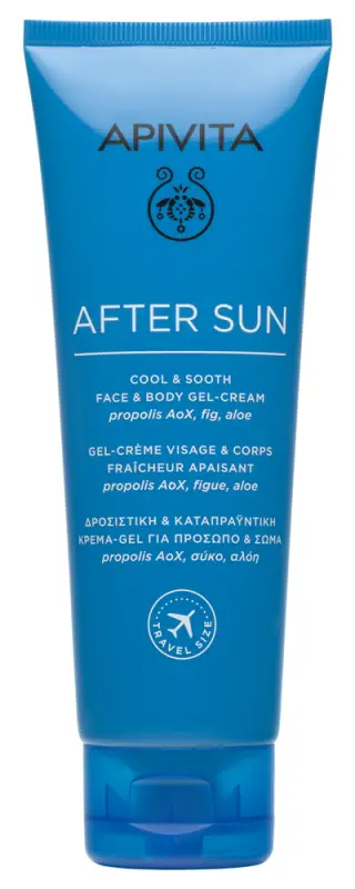 APIVITA BEE SUN SAFE Napozás utáni gél-krém Utazó méret (100 ml)