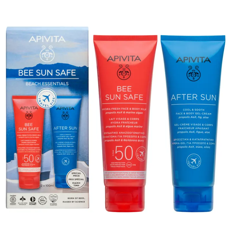 BEE SUN SAFE Fényvédelmi alap rutin utazó csomag (100+100 ml)