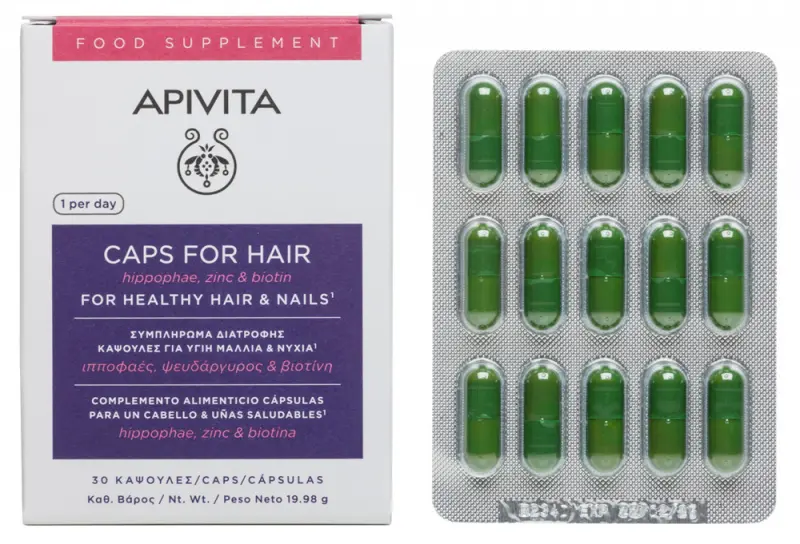 APIVITA Haj- és körömesrősítő kapszula 30 db APIVITA Haj- és körömesrősítő kapszula 30 db
