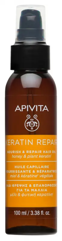 APIVITA Hajerősítő olaj Keratin Repair száraz vagy töredezett hajra 100 ml APIVITA Hajerősítő olaj Keratin Repair száraz vagy töredezett hajra 100 ml