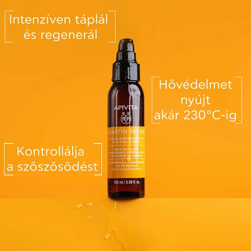 Hajerősítő olaj Keratin Repair száraz vagy töredezett hajra 100 ml