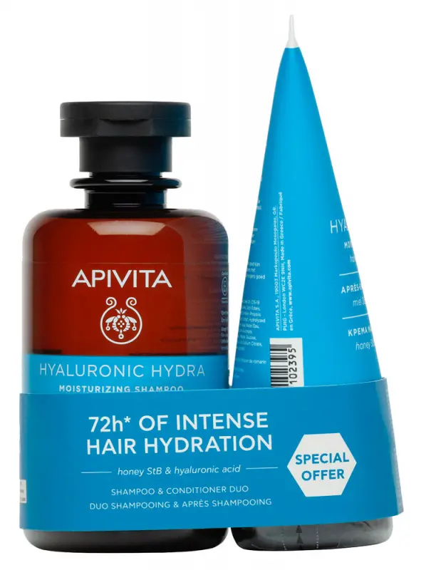 APIVITA Hidratáló hajápoló csomag (250+150 ml) APIVITA Hidratáló hajápoló csomag (250+150 ml)