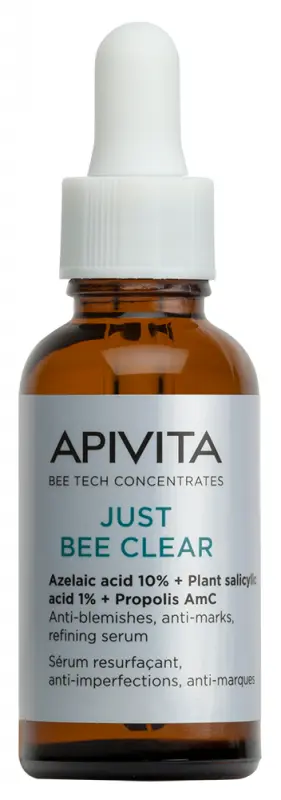 APIVITA JUST BEE CLEAR Szérum bőrhibák ellen (30 ml) APIVITA JUST BEE CLEAR Szérum bőrhibák ellen (30 ml)