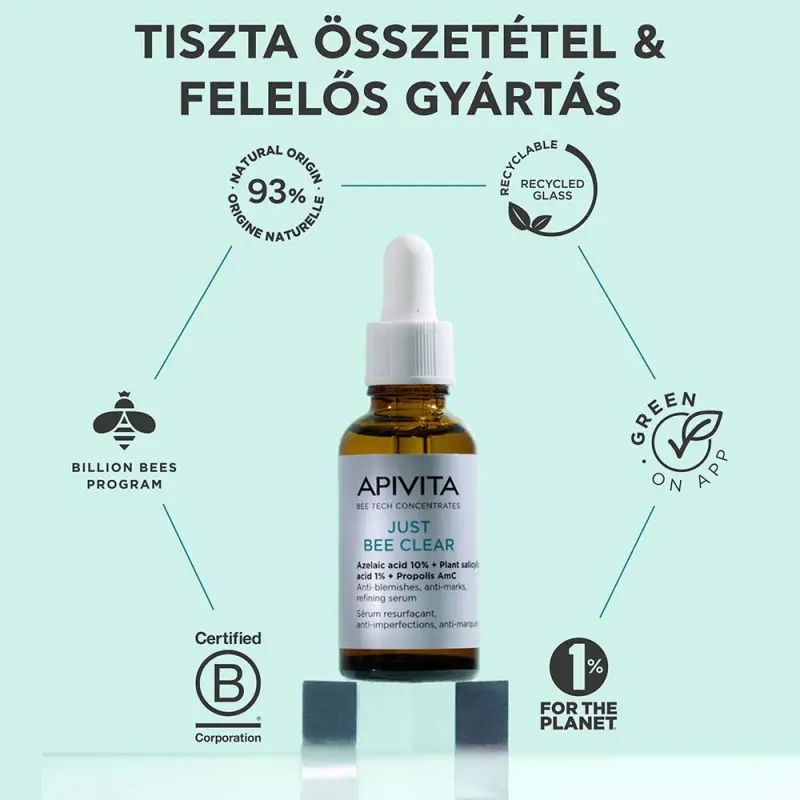 JUST BEE CLEAR Szérum bőrhibák ellen (30 ml)