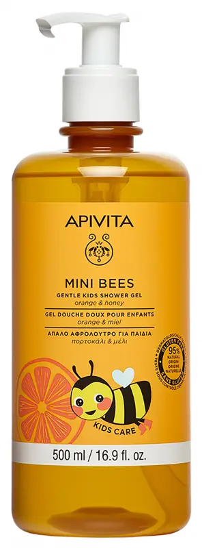 APIVITA MINI BEES Bőrkímélő tusfürdő gyerekeknek (500 ml) APIVITA MINI BEES Bőrkímélő tusfürdő gyerekeknek (500 ml)