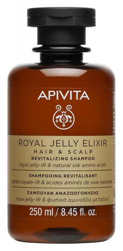 APIVITA Royal Jelly Elixir Haj és fejbőr revitalizáló sampon 250 ml APIVITA Royal Jelly Elixir Haj és fejbőr revitalizáló sampon 250 ml