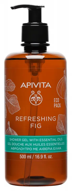 APIVITA Tusfürdő ECO frissítő fügével és illóolajokkal (500 ml) APIVITA Tusfürdő ECO frissítő fügével és illóolajokkal (500 ml)