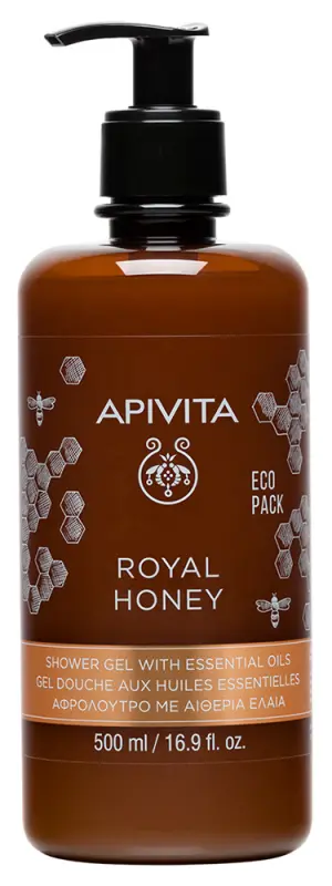 APIVITA Tusfürdő száraz bőrre - Royal Honey (500 ml) APIVITA Tusfürdő száraz bőrre - Royal Honey (500 ml)