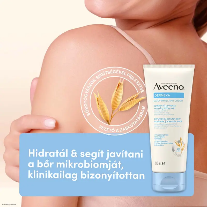 Dermexa Bőrpuhító krém, illatmentes 200 ml