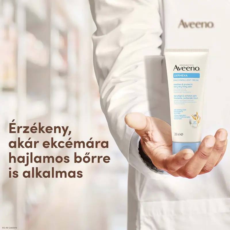 Dermexa Bőrpuhító krém, illatmentes 200 ml