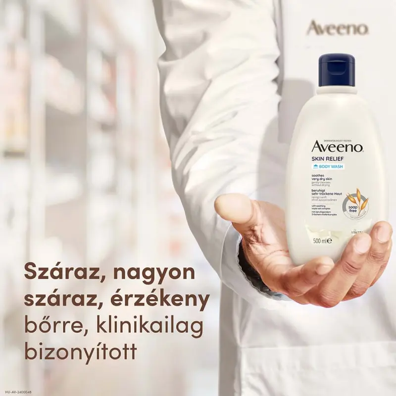 Skin Relief Hidratáló tusfürdő, illatmentes 500 ml