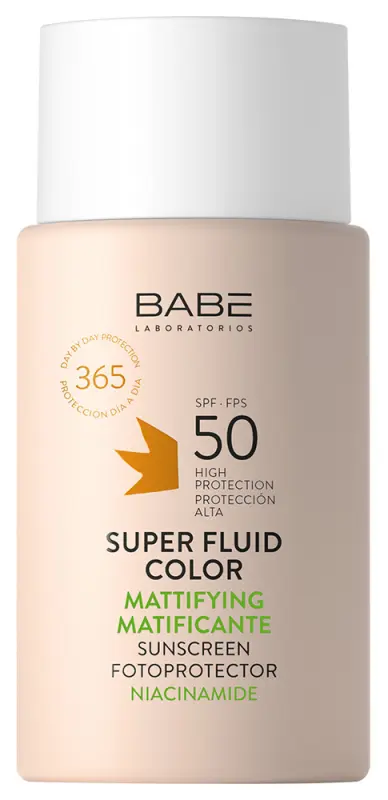 BABÉ Super Fluid színezett mattító fényvédő SPF50 (50 ml) BABÉ Super Fluid színezett mattító fényvédő SPF50 (50 ml)