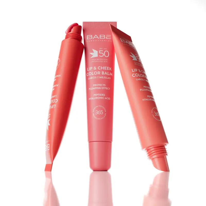 Lip & Cheek Színezett szájfény és pirosító Nude SPF50 (20 ml)