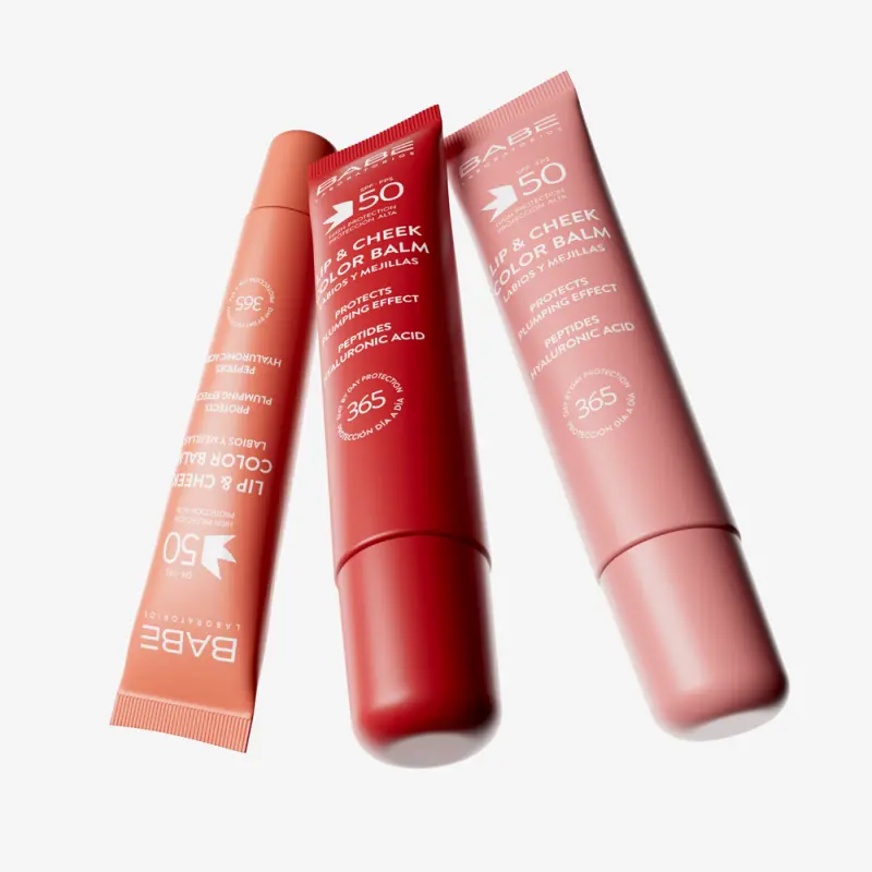 Lip & Cheek Színezett szájfény és pirosító Red SPF50 (20 ml)
