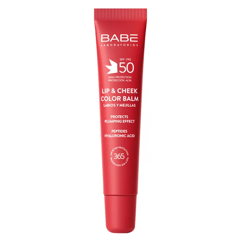 BABÉ Lip & Cheek Színezett szájfény és pirosító Red SPF50 (20 ml) BABÉ Lip & Cheek Színezett szájfény és pirosító Red SPF50 (20 ml)