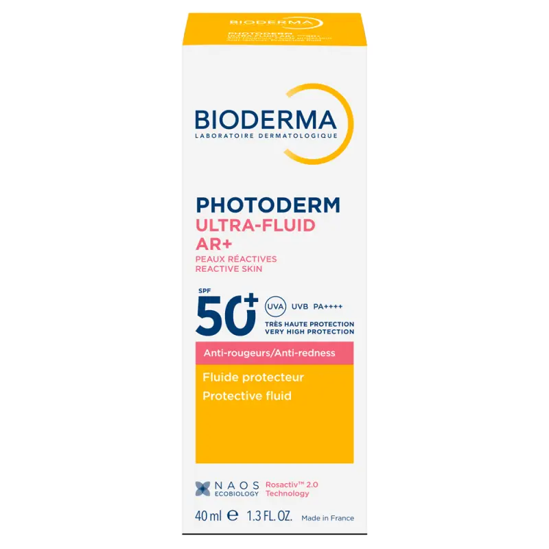 Photoderm AR+ Ultra-fluid fényvédő rosaceás bőrre SPF50+ (40 ml)