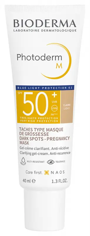 BIODERMA Photoderm M SPF50+ light (világos) (40 ml) BIODERMA Photoderm M SPF50+ light (világos) (40 ml)