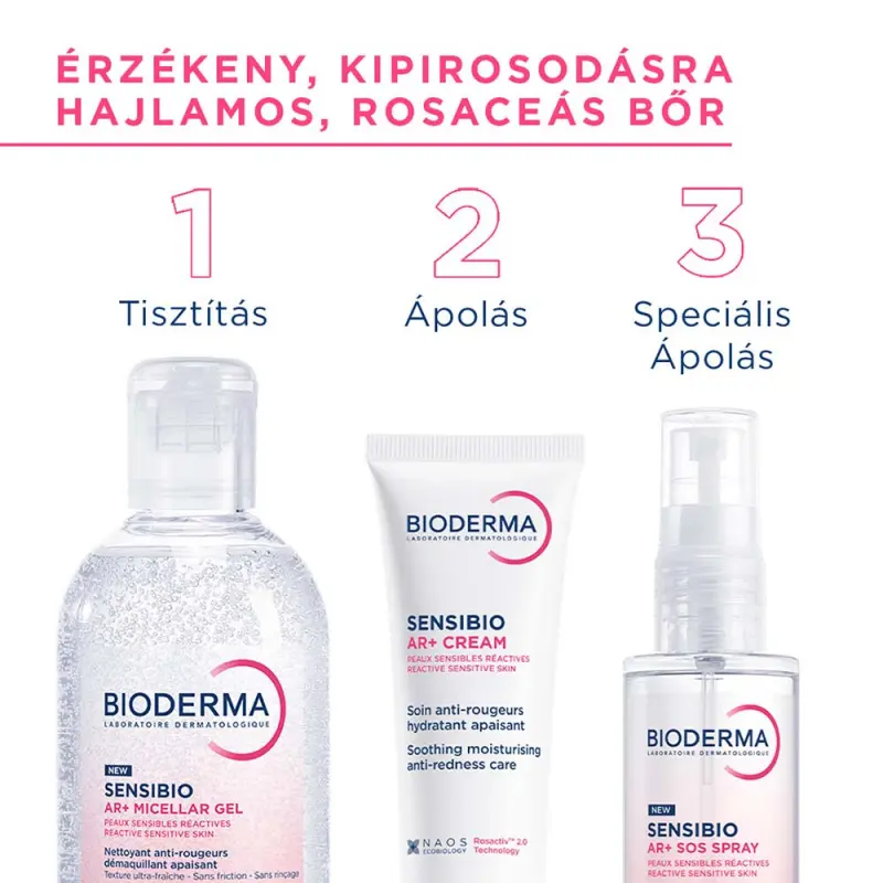 Sensibio AR+ micellás gél 250 ml