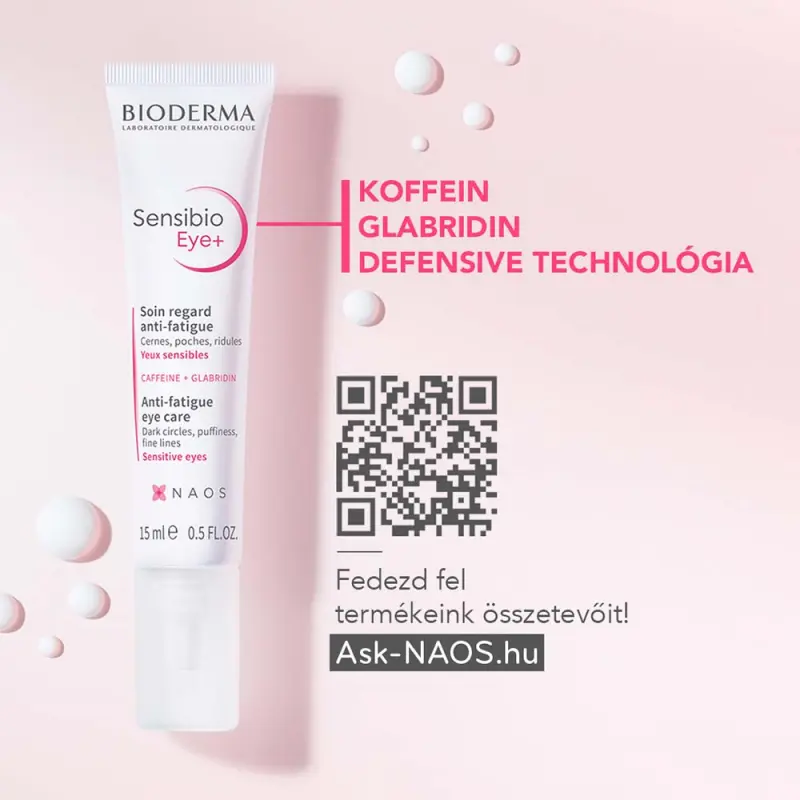Sensibio Eye+ Szemkörnyékápoló krém 15 ml