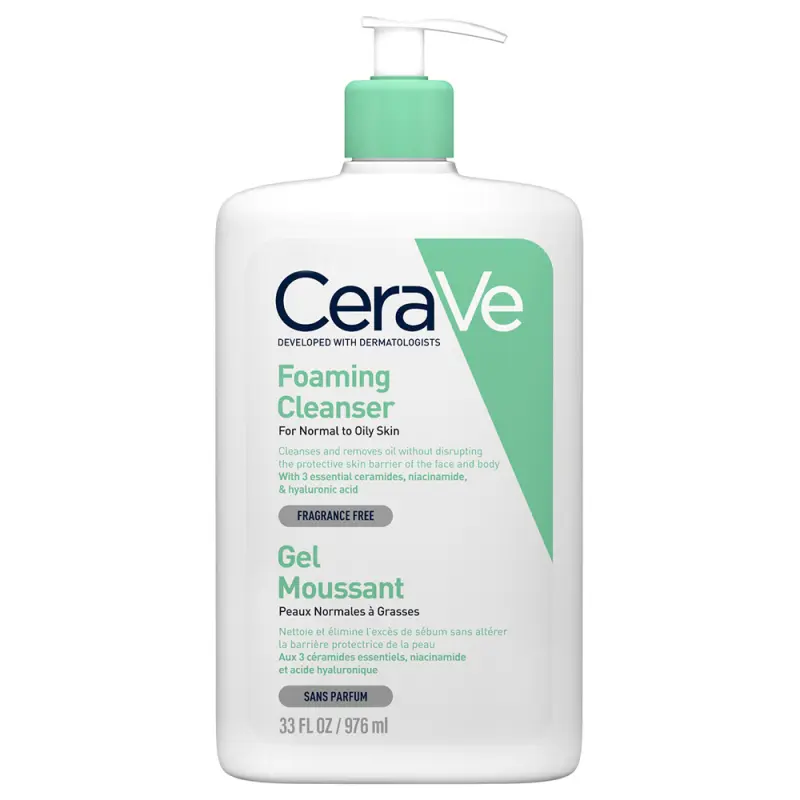CERAVE Habzó tisztító gél 976 ml CERAVE Habzó tisztító gél 976 ml