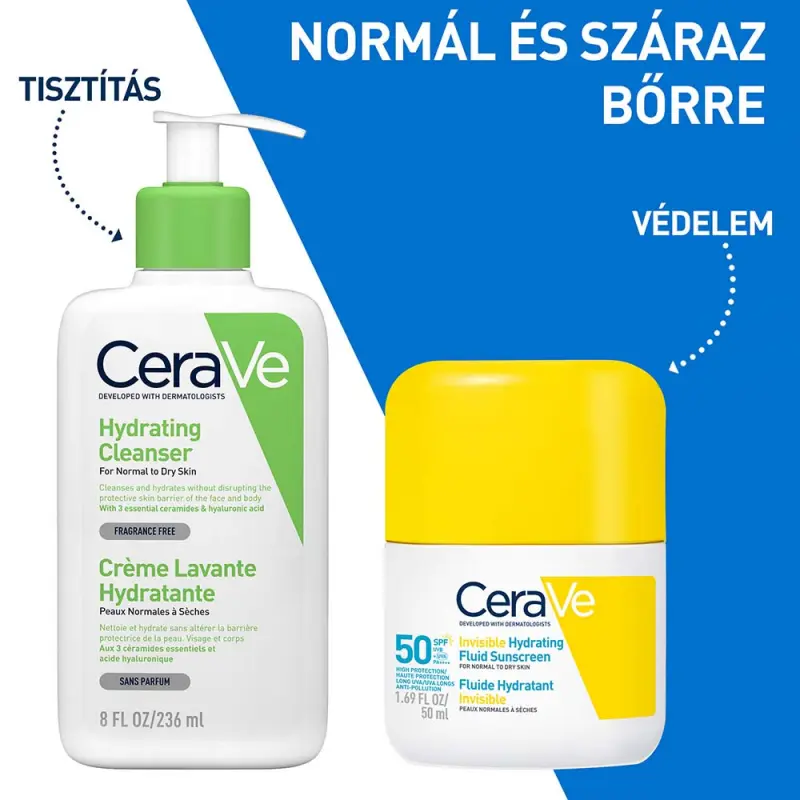 Hidratáló fényvédő fluid SPF50 (50 ml)
