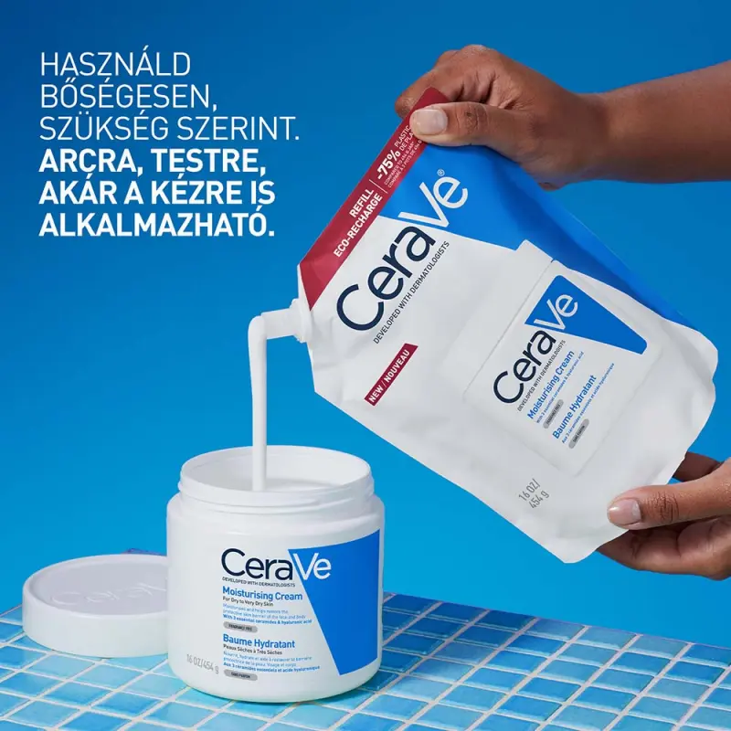 Hidratáló testápoló krém utántöltő 454 g