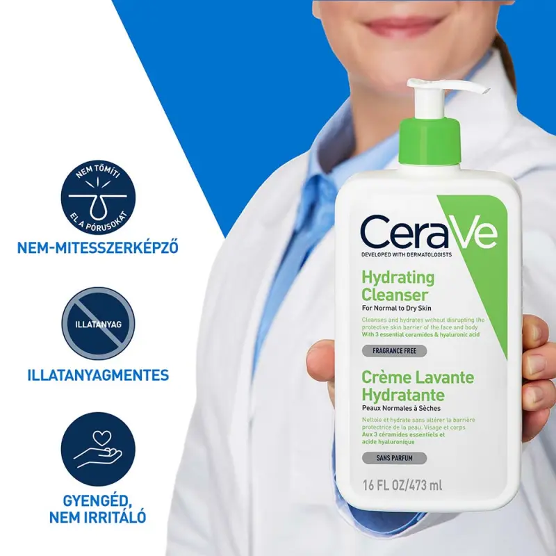 Hidratáló tisztító krém 473 ml