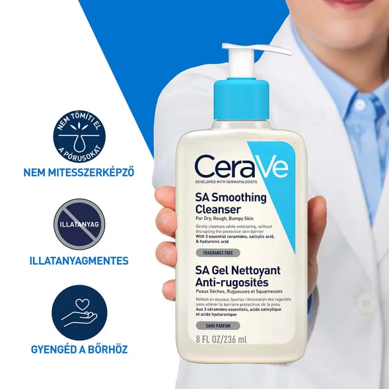 SA Bőrsimító tisztító gél 473 ml