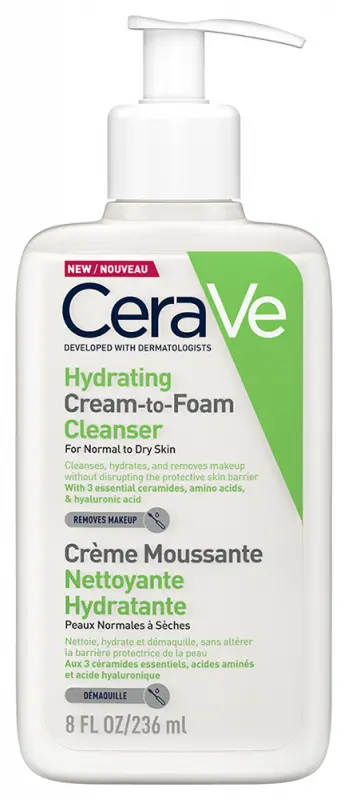 CERAVE Habzó krémtisztító 236 ml CERAVE Habzó krémtisztító 236 ml