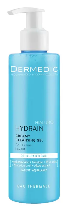 DERMEDIC Hydrain Krémes arctisztító gél 200 ml DERMEDIC Hydrain Krémes arctisztító gél 200 ml