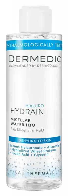 DERMEDIC Hydrain Micellás víz H2O 200 ml DERMEDIC Hydrain Micellás víz H2O 200 ml