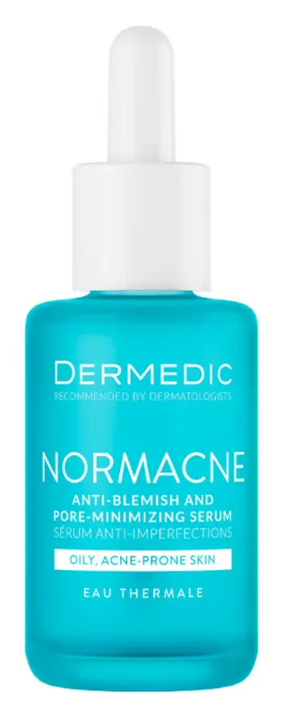 DERMEDIC Normacne Pattanás elleni, pórus összehúzó szérum ILLATANYAGMENTES 30 ml DERMEDIC Normacne Pattanás elleni, pórus összehúzó szérum ILLATANYAGMENTES 30 ml