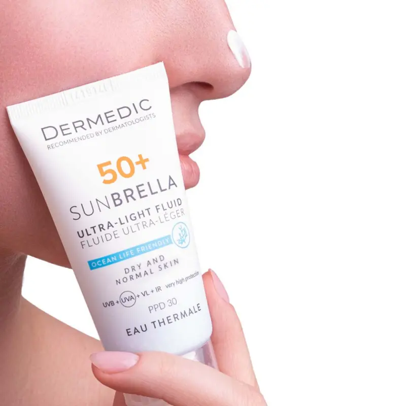 Sunbrella Ultra-Light Fényvédő fluid SPF50+ száraz és normál bőrre 40 ml