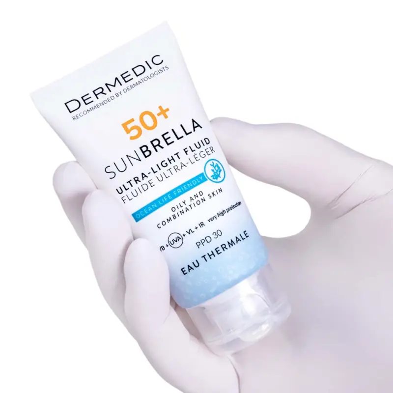 Sunbrella Ultra-Light Fényvédő fluid SPF50+ zsíros és kombinált arcbőrre 40 ml