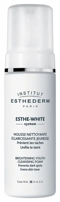 ESTHEDERM Esthe-White bőrvilágosító és pigmentfolt-halványító tisztító hab 150 ml