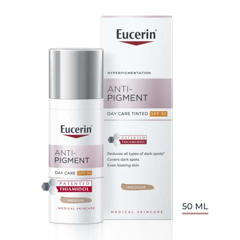 Anti-Pigment színezett nappali arckrém medium SPF30 (50 ml)